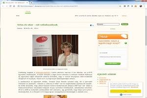 Donna.hu berichtete von der Ausstellung von Aranka Mágori; diese Ausstellung war Teil der Veranstaltung namens „März gehört den Frauen” (HU: „Március a nőké”). Bild: 1. Quelle: http://donna.hu/cikk/Ablak/Stilus-es-siker-noi-vallalkozoknak/5855.